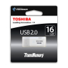 USB флеш накопитель Toshiba 16GB Hayabusa White USB 2.0 (THNU16HAYWHT(6)) изображение 3