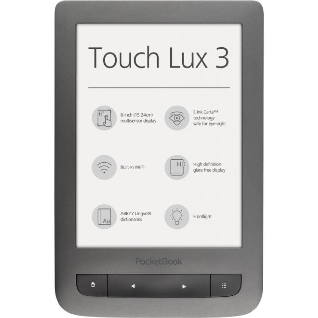 Електронна книга Pocketbook 626 Touch Lux3, серый (PB626(2)-Y-CIS)