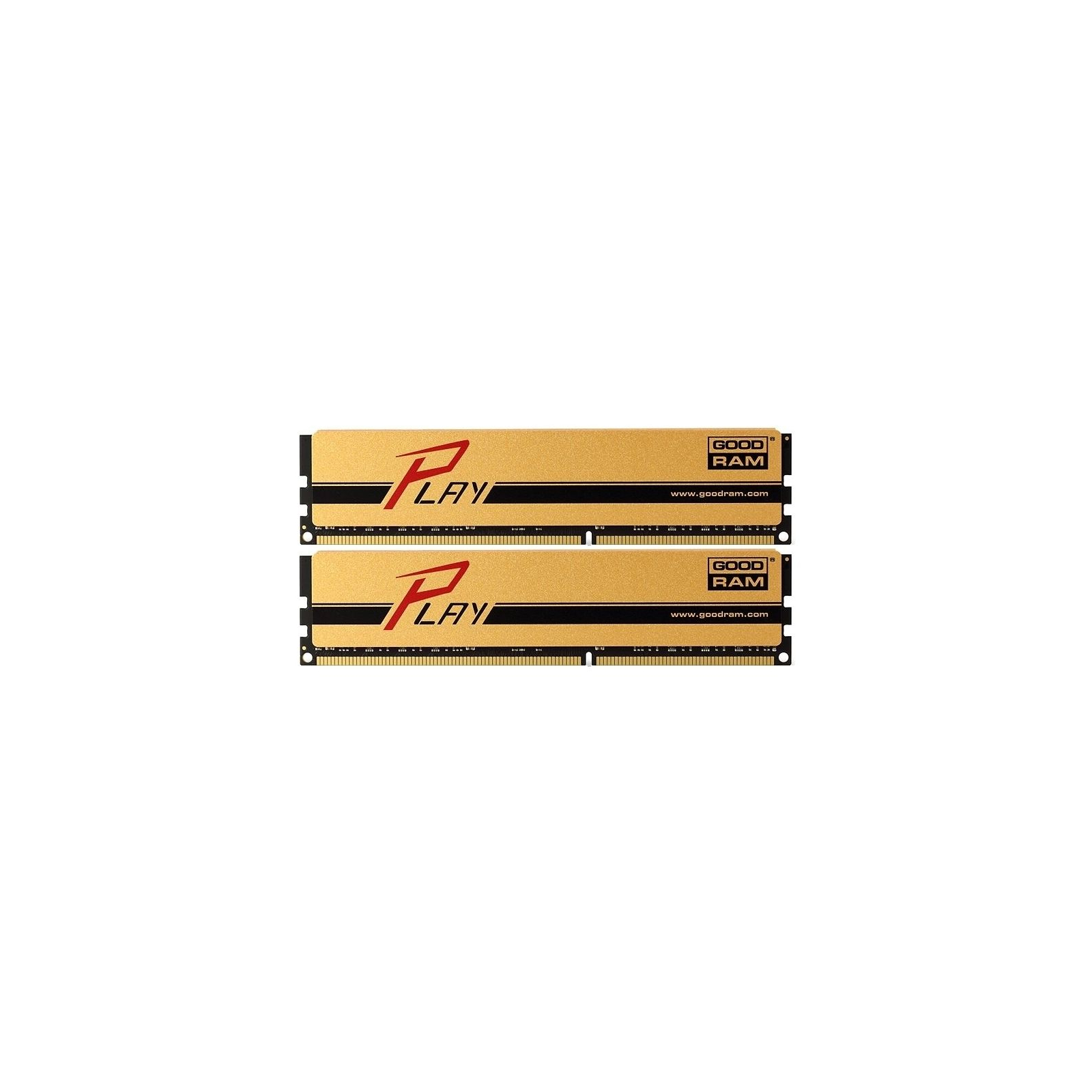 Модуль памяти для компьютера DDR3 8GB (2x4GB) 1866 MHz PLAY Gold Goodram (GYG1866D364L9AS/8GDC)
