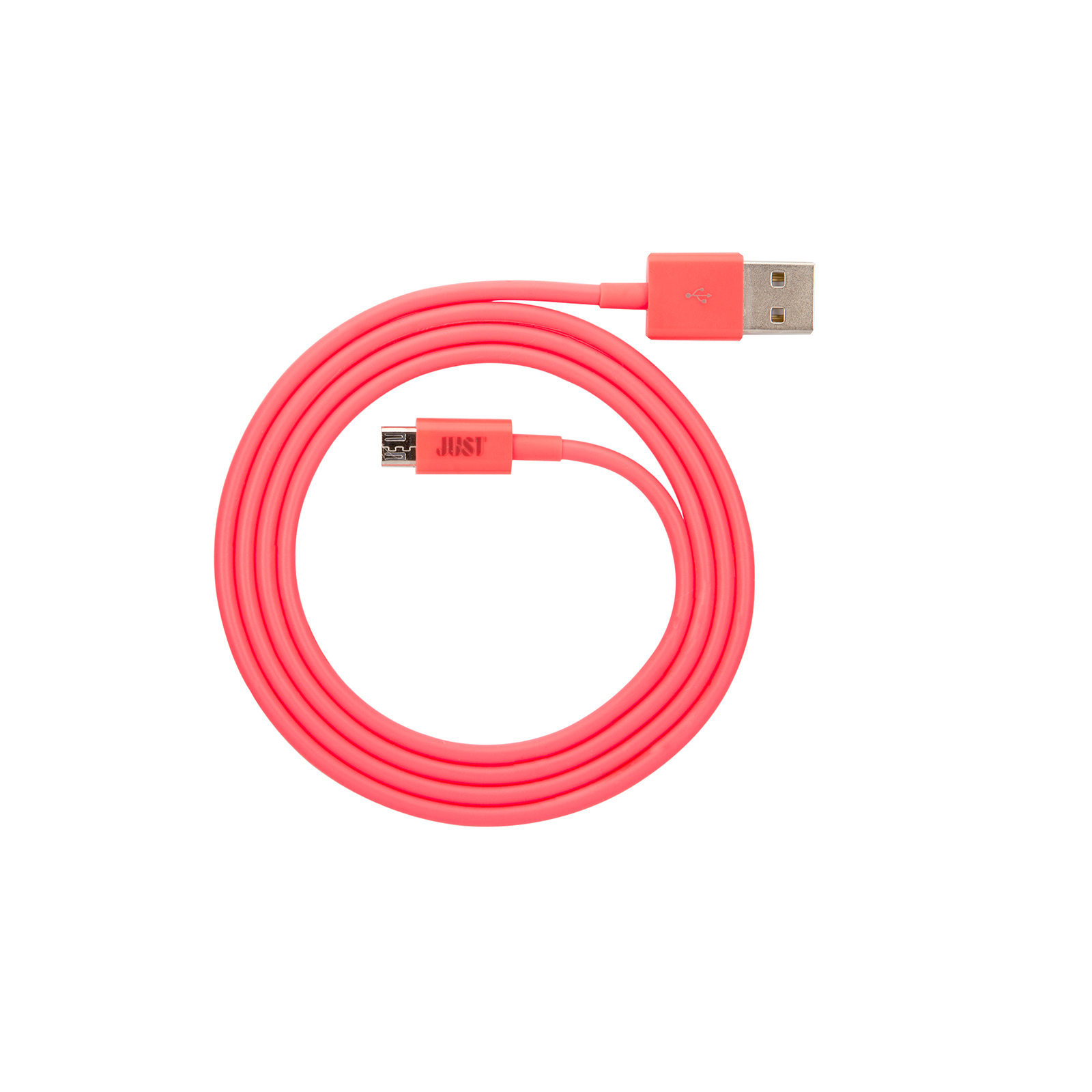 Дата кабель USB 2.0 AM to Micro 5P 1.0m Simple Pink Just (MCR-SMP10-PNK) изображение 3