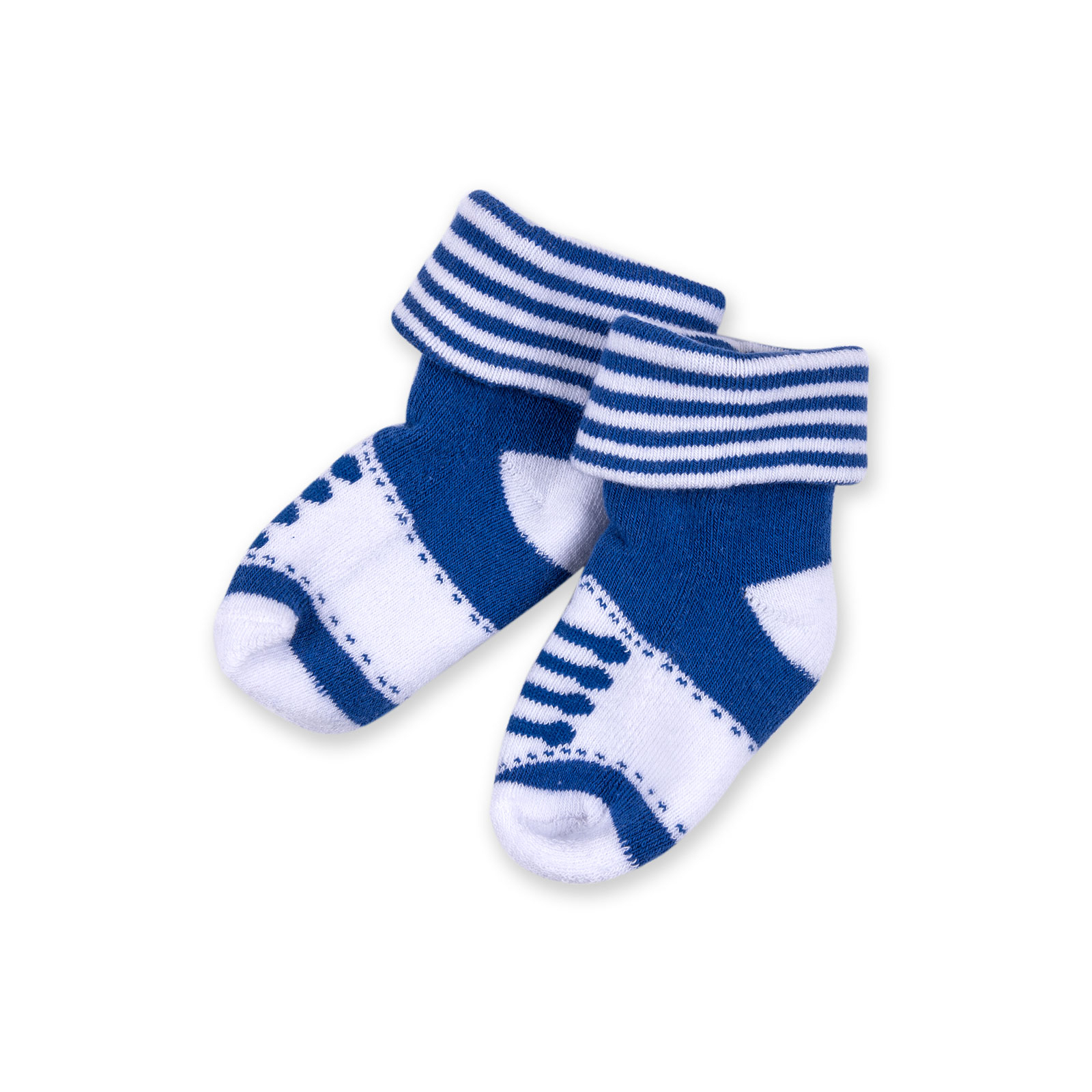 Шкарпетки дитячі Luvena Fortuna з малюнком блакитні (66012 M)