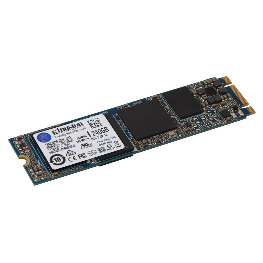 Накопичувач SSD M.2 240GB Kingston (SM2280S3G2/240G) зображення 3