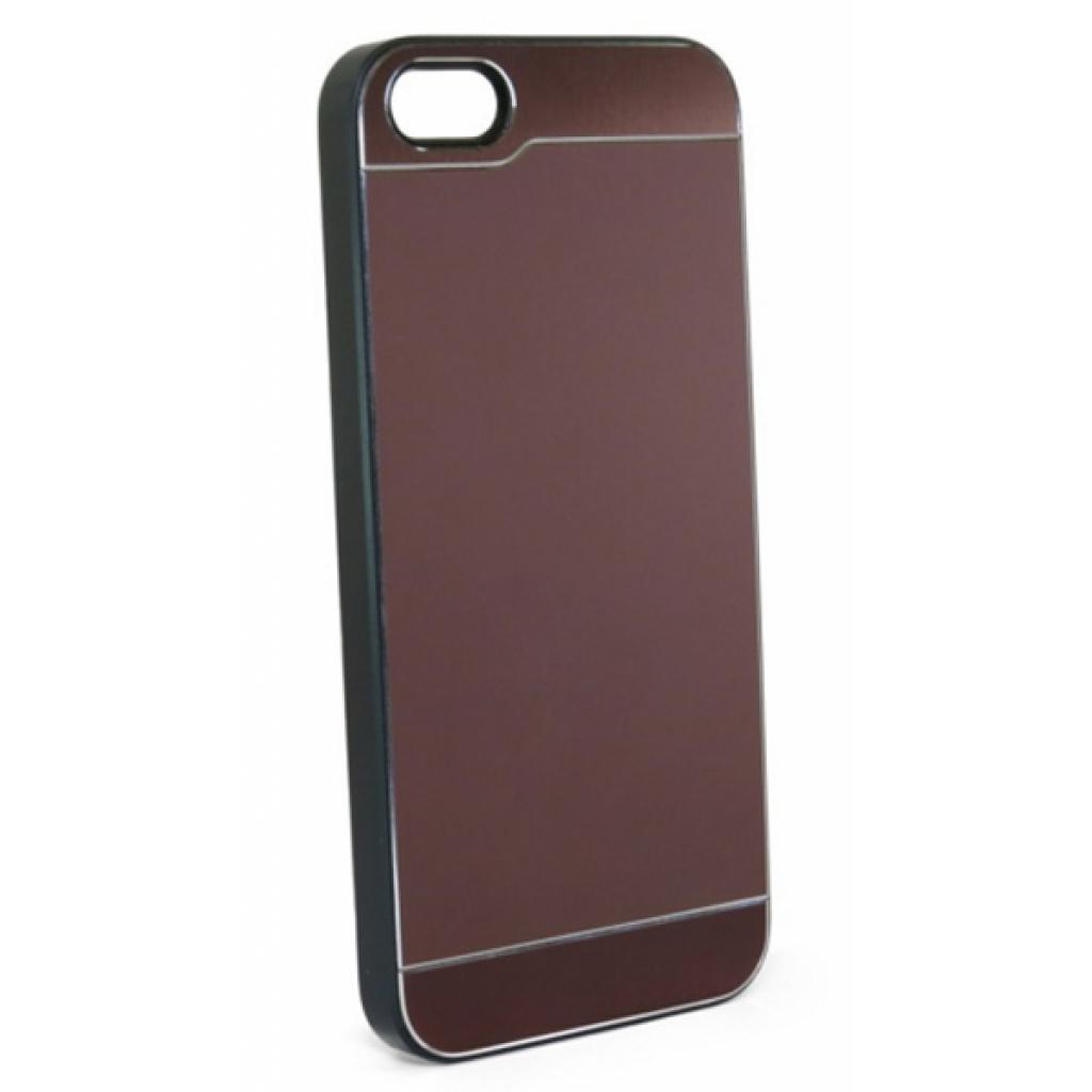 Чохол до мобільного телефона JCPAL Aluminium для iPhone 5S/5 (Smooth touch-Brown) (JCP3106)