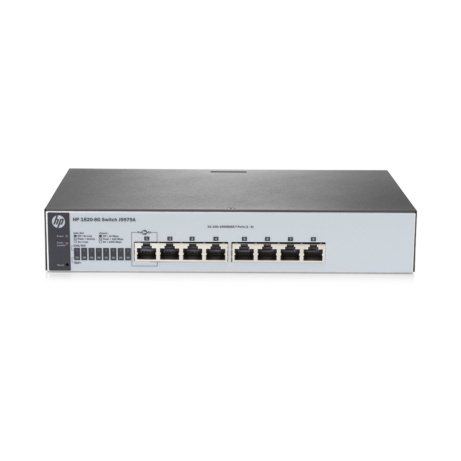 Комутатор мережевий HP 1820-8G (J9979A)