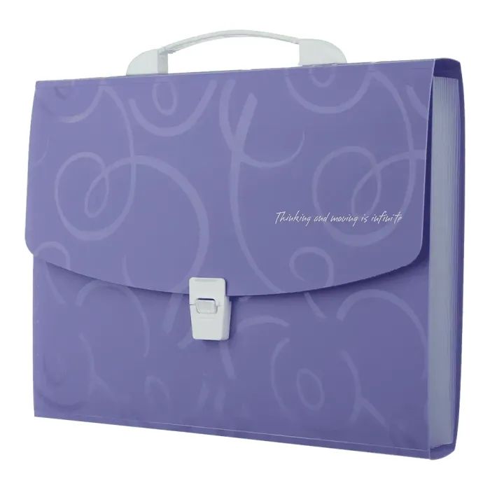 Папка - портфель Buromax A4/35мм, BAROCCO, violet (BM.3719-07)