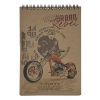 Блокнот Buromax spiral top, А5, 80sheets, KRAFT, square, perforation (BM.2471) зображення 3
