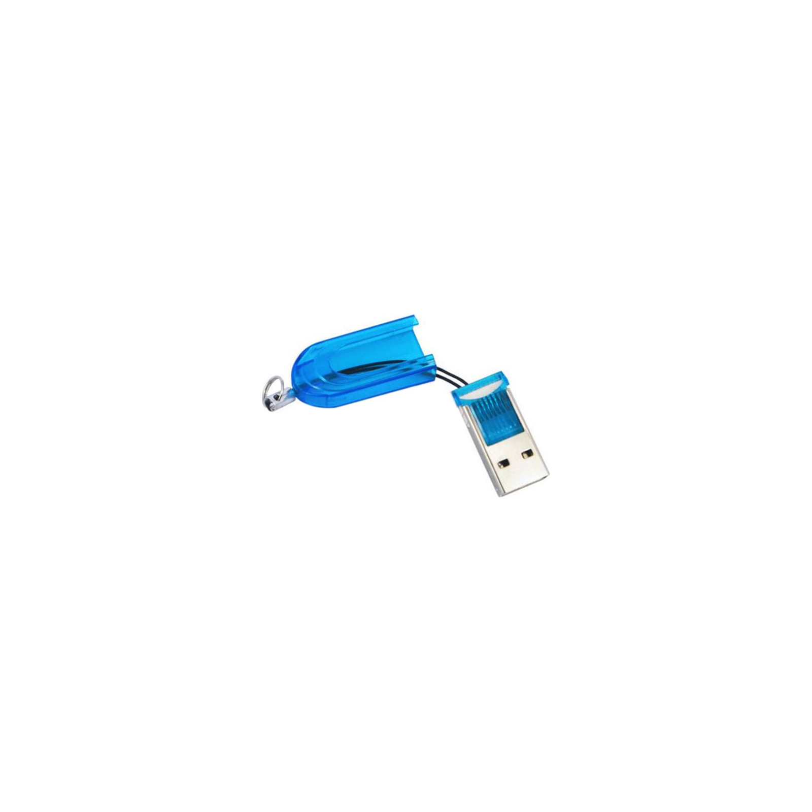 Зчитувач флеш-карт ST-Lab MicroSD/TF (U-373 blue) зображення 2