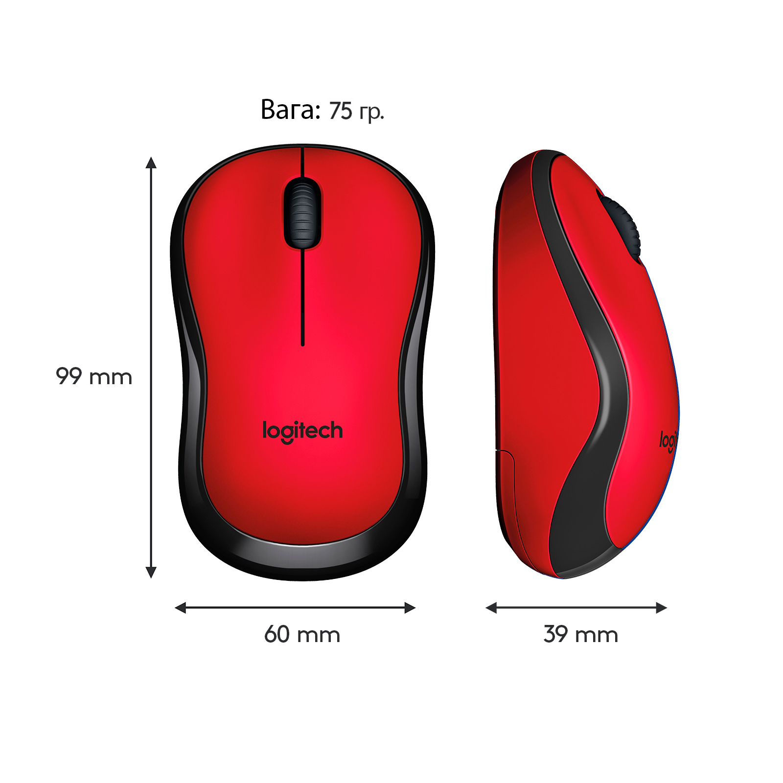 Мышка Logitech M220 Silent Red (910-004880) изображение 9
