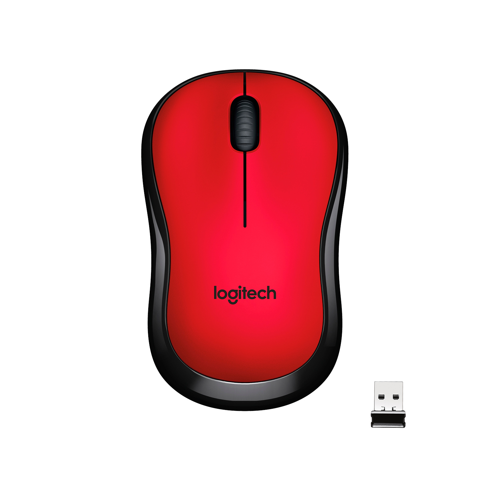 Мышка Logitech M220 Silent Red (910-004880)