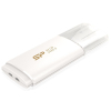 USB флеш накопитель Silicon Power 64GB Blaze B06 White USB 3.0 (SP064GBUF3B06V1W) изображение 2
