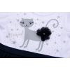 Плаття Breeze з котиком та зірочкою (8099-86G-white) зображення 4