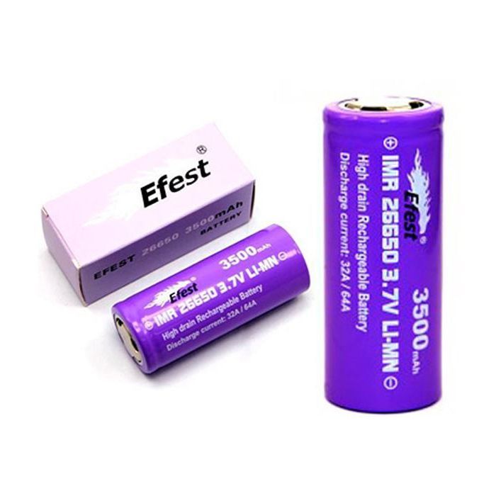 Акумулятор Jwell Accu Efest IMR26650 3500 Ma (CH07-IMR26650-3500) зображення 2