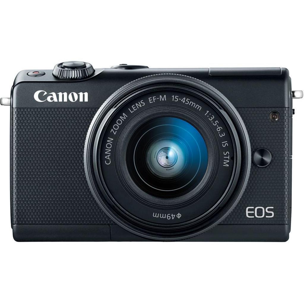 Цифровий фотоапарат Canon EOS M100 + 15-45 IS STM Black (2209C048) зображення 2