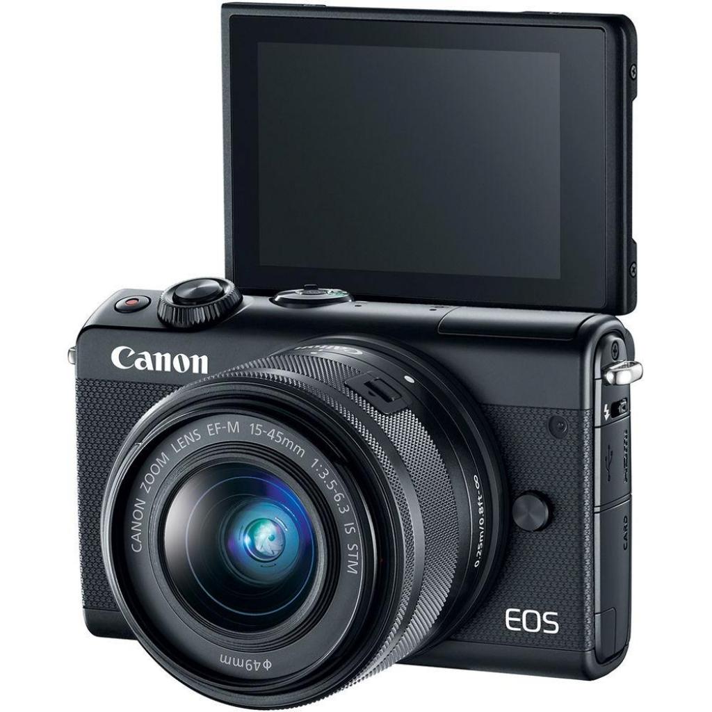 Цифровий фотоапарат Canon EOS M100 + 15-45 IS STM Black (2209C048) зображення 6