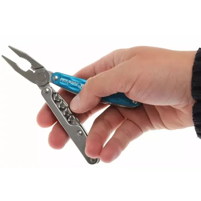 Мультитул Leatherman Juice CS4- Columbia Blue зі шкіряним чохлом (831984) зображення 12
