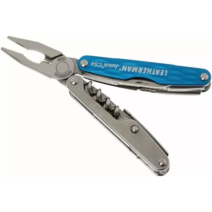 Мультитул Leatherman Juice CS4- Columbia Blue зі шкіряним чохлом (831984) зображення 6