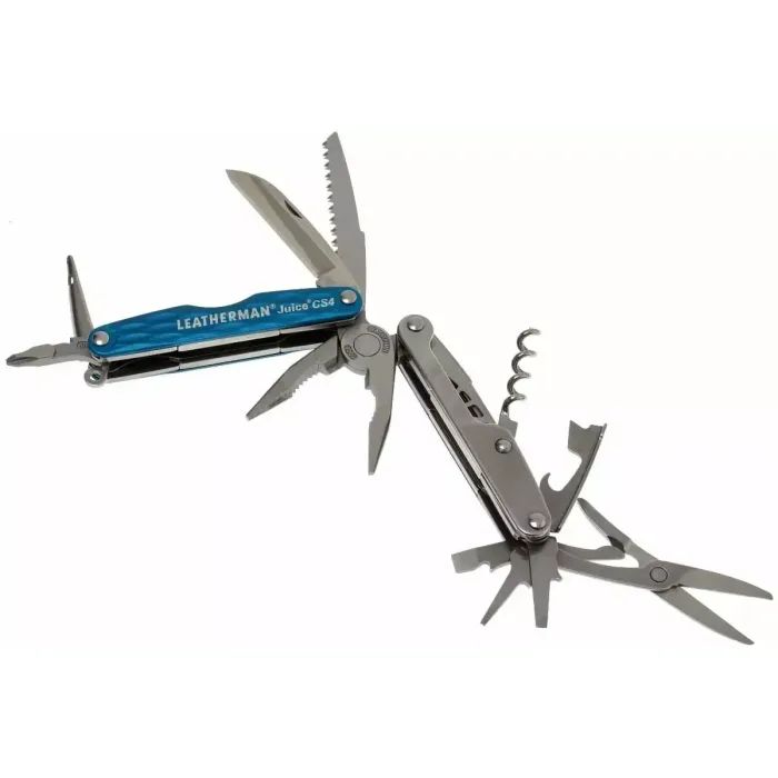 Мультитул Leatherman Juice CS4- Columbia Blue зі шкіряним чохлом (831984) зображення 8