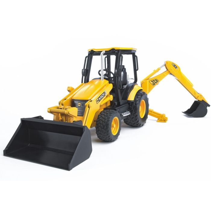 Спецтехника Bruder Дорожный погрузчик с экскаватором JCB MIDI CX М1:16 (02427) изображение 6