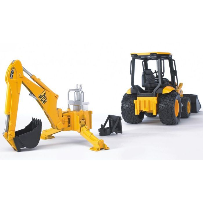 Спецтехника Bruder Дорожный погрузчик с экскаватором JCB MIDI CX М1:16 (02427) изображение 7