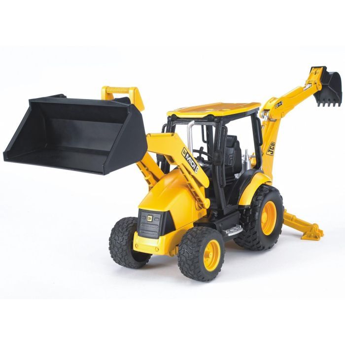 Спецтехника Bruder Дорожный погрузчик с экскаватором JCB MIDI CX М1:16 (02427) изображение 8