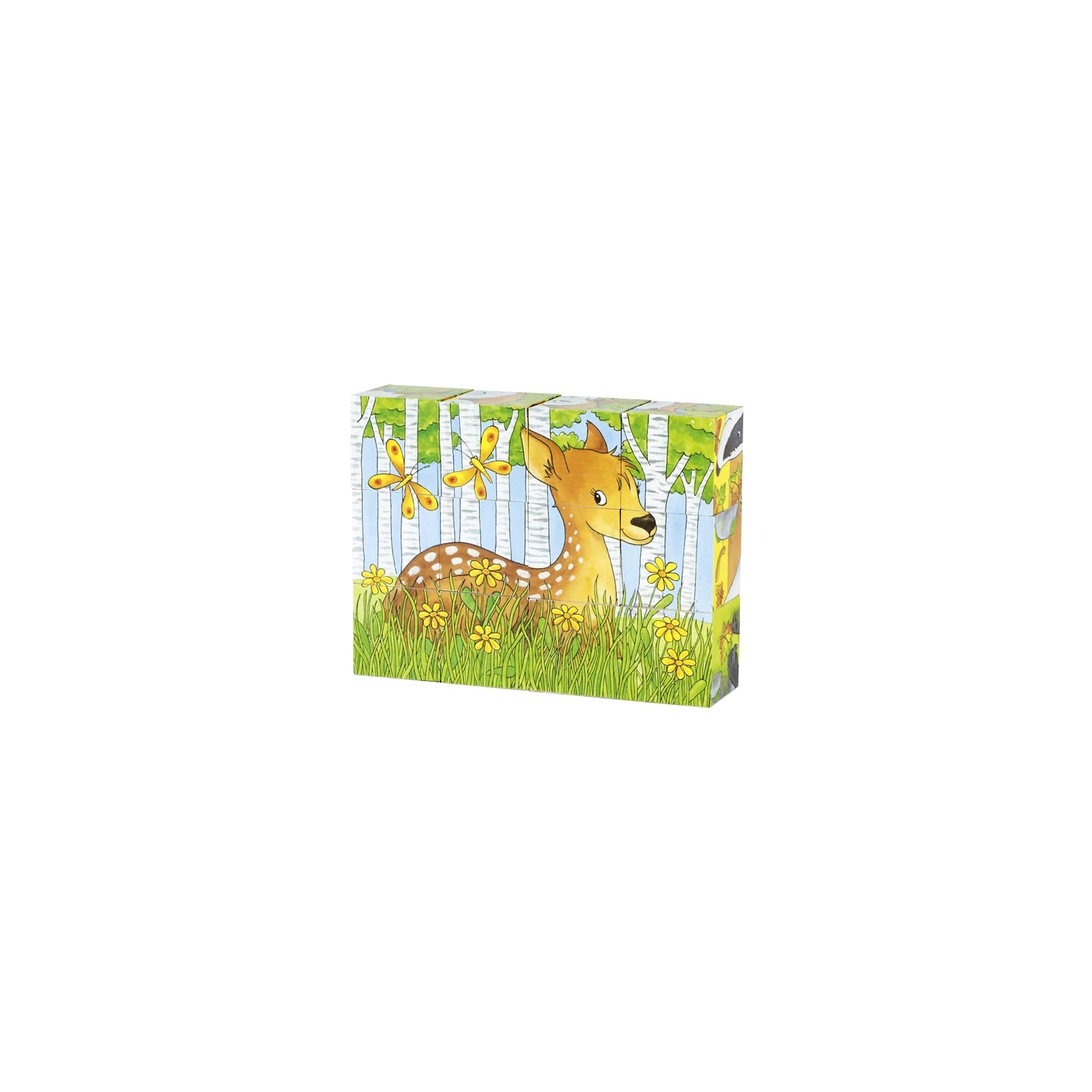 Кубики Goki Животные в лесу (57710G)