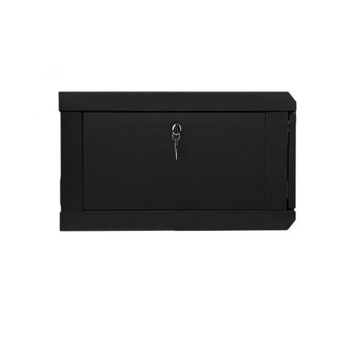 Шафа настінна Hypernet 6U 19" 600x600 (WMNC66-6U-FLAT-BLACK) зображення 2