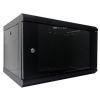 Шафа настінна Hypernet 6U 19" 600x600 (WMNC66-6U-FLAT-BLACK)
