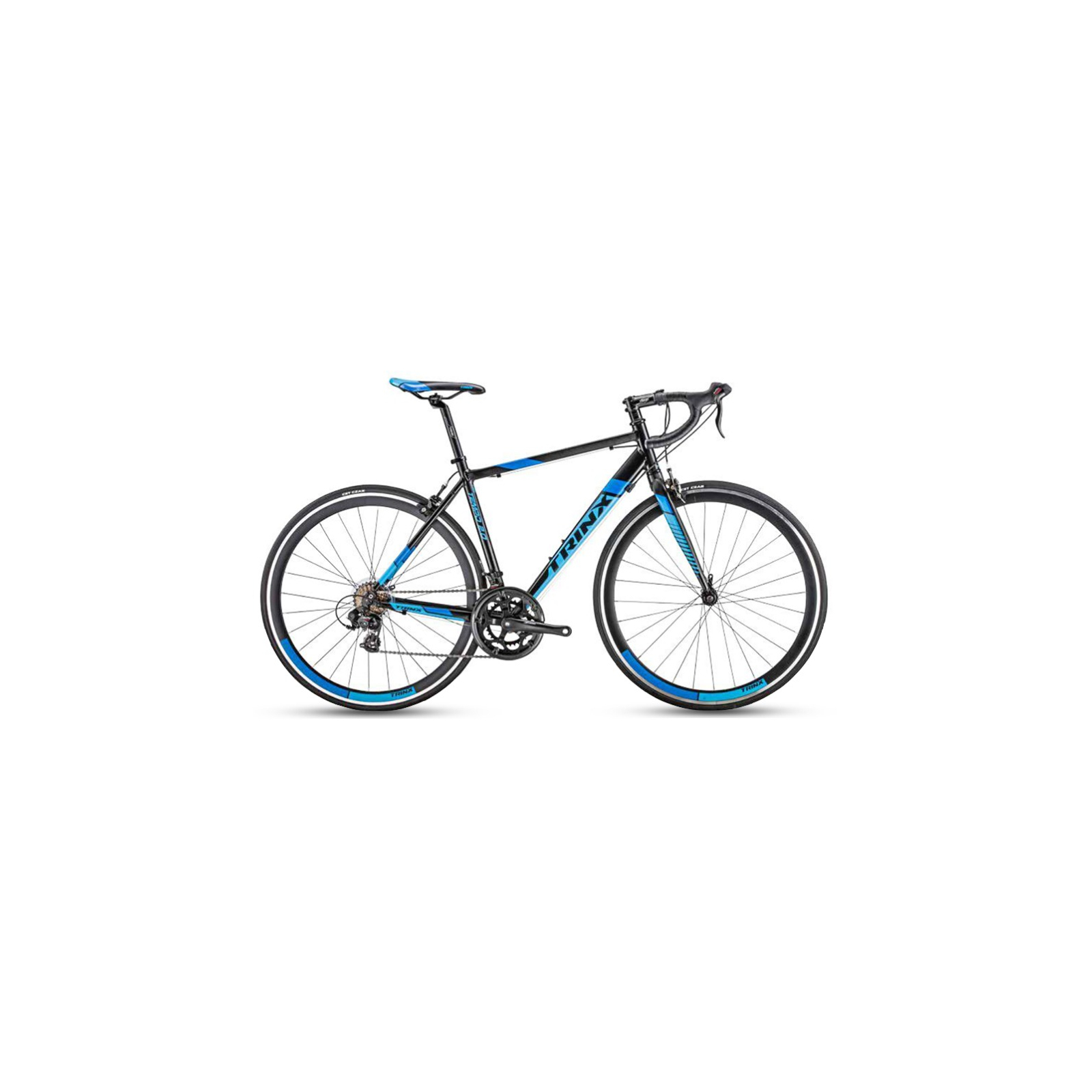 Велосипед Trinx Tempo 2.0 700C*500MM Matt-Black-Blue (10030063)