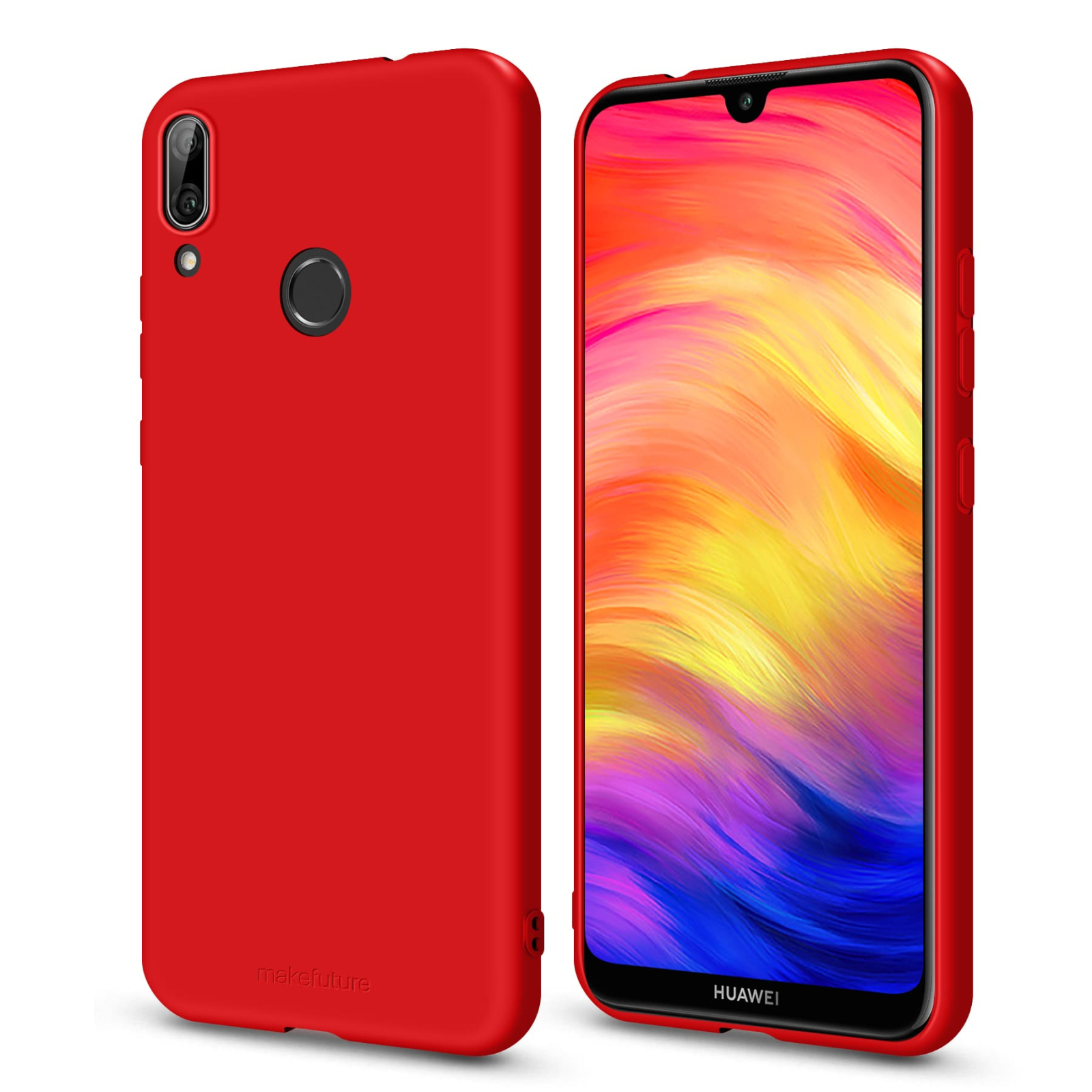 Чехол для мобильного телефона MakeFuture Flex Case (Soft-touch TPU) Xiaomi Redmi Note 7 Red (MCF-XRN7RD) изображение 4