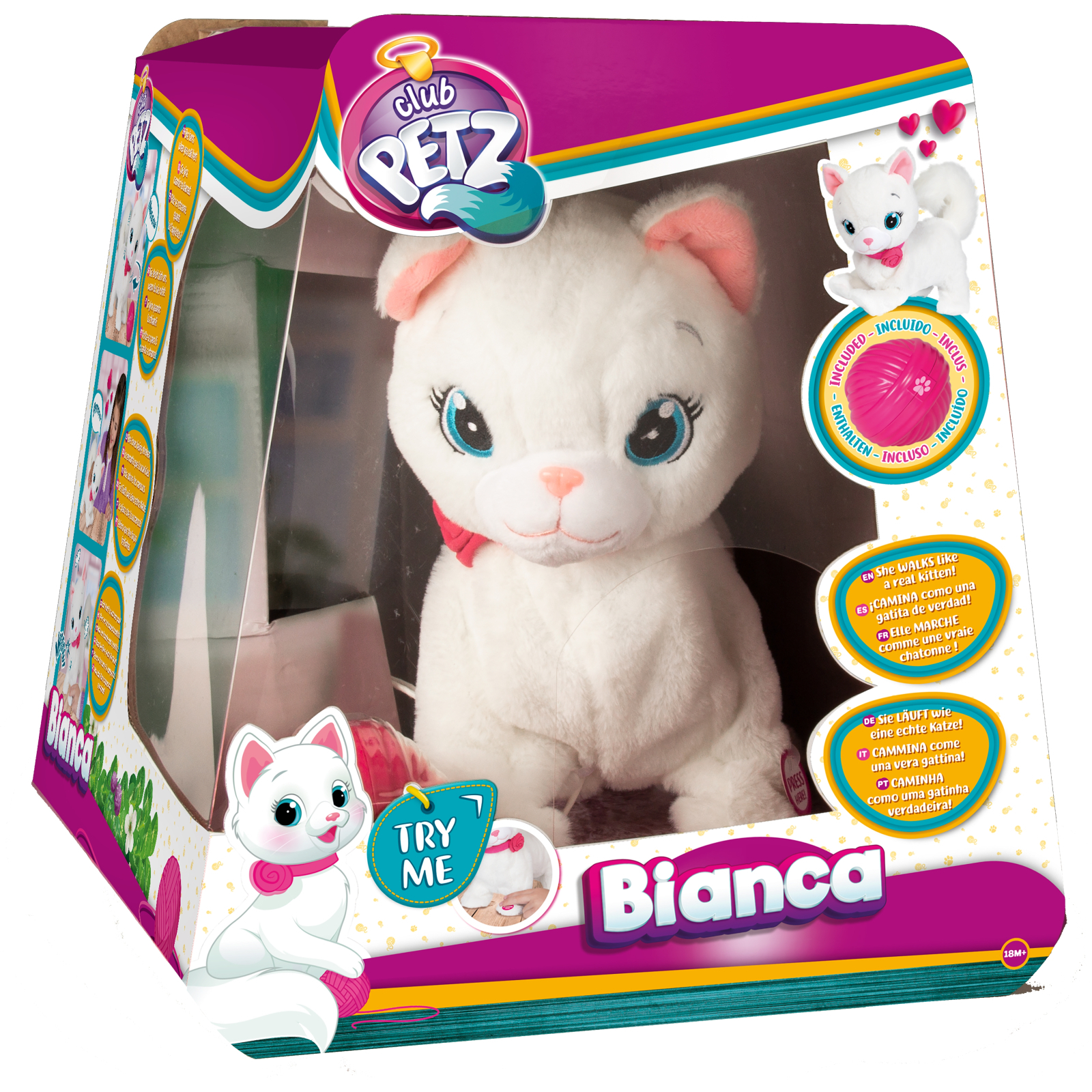 Интерактивная игрушка IMC Кошка Бьянка (95847) изображение 2