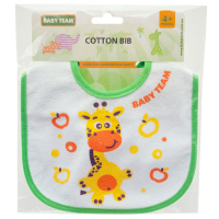 Нагрудничек Baby Team на липучке (6502_жираф) изображение 2