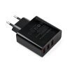 Зарядное устройство Vinga 3 Port Display Wall Charger 17W Max (VWCAAADBK) изображение 2