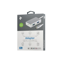 Концентратор 2E Type-C to 4*USB3.0, Aluminum, 0.20 м (2E-W1407) изображение 3