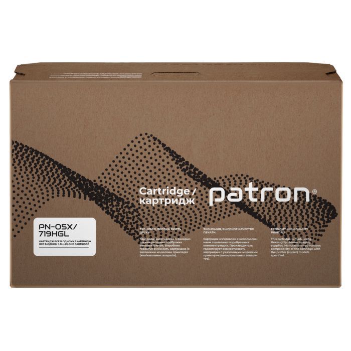 Картридж Patron HP LJ CE505X/CANON 719H GREEN Label (PN-05X/719HGL) изображение 5