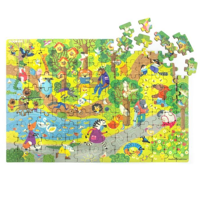 Пазл Quokka Пазл-виммель Животные в парке: Весна 150 элементов (QUOKA63VPAC) изображение 4
