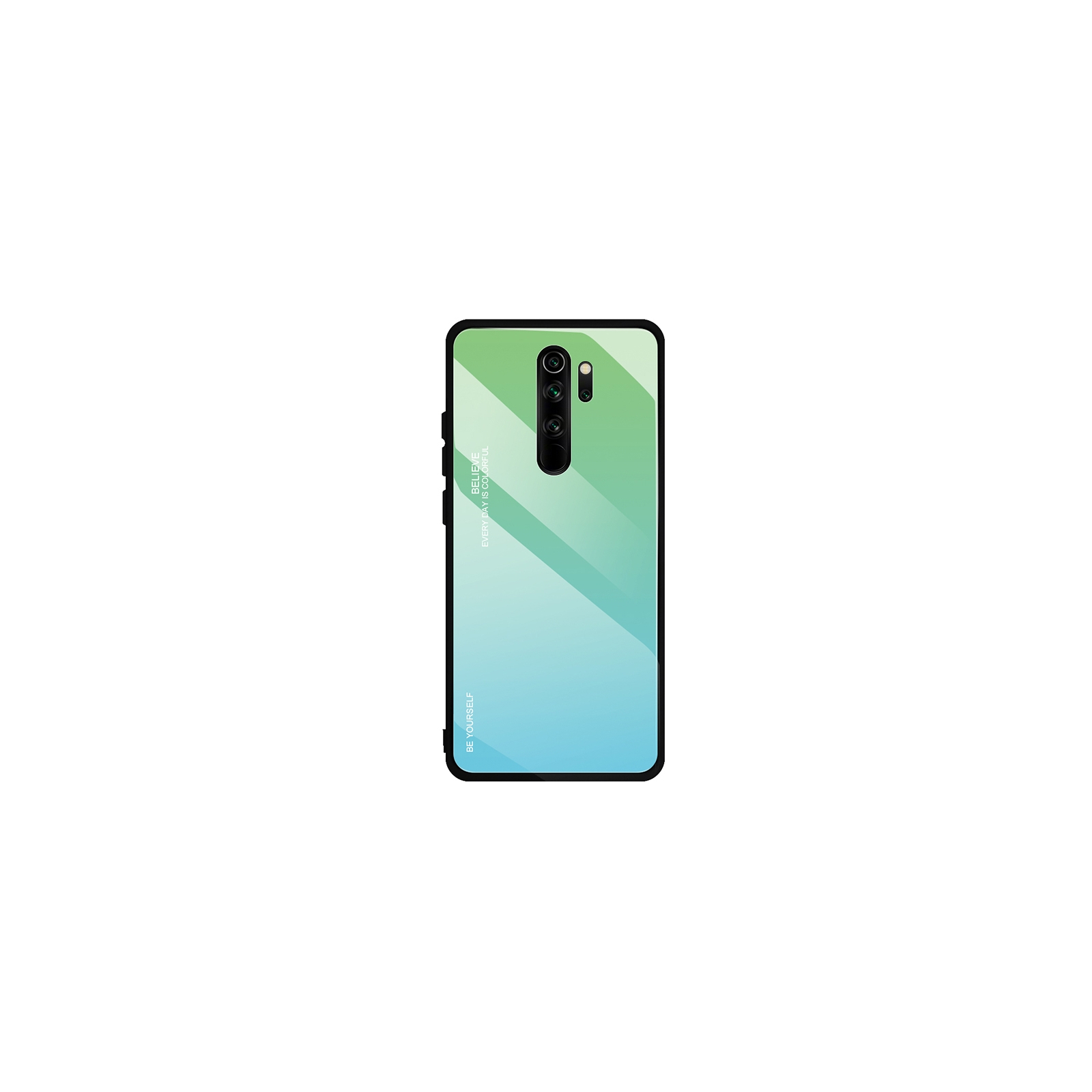 Чохол до мобільного телефона BeCover Gradient Glass для Xiaomi Redmi Note 8 Pro Green-Blue (704453)