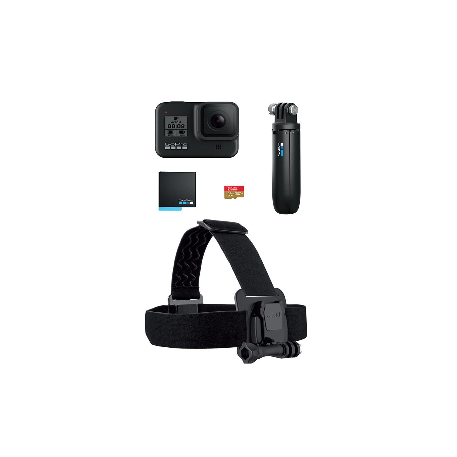 Екшн-камера GoPro Hero 8 Black Holiday Bundle (CHDRB-801) зображення 5