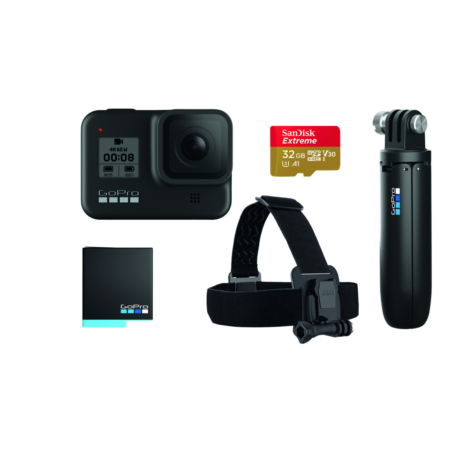 Экшн-камера GoPro Hero 8 Black Holiday Bundle (CHDRB-801) изображение 6