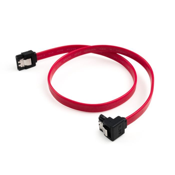 Кабель для передачі даних SATA 0.45m corner Vinga (VCPSATA45CN) зображення 2