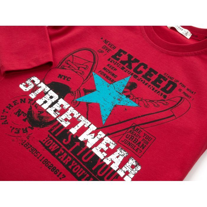 Кофта дитяча Breeze "STREETWEAR" (13822-140B-red) зображення 3