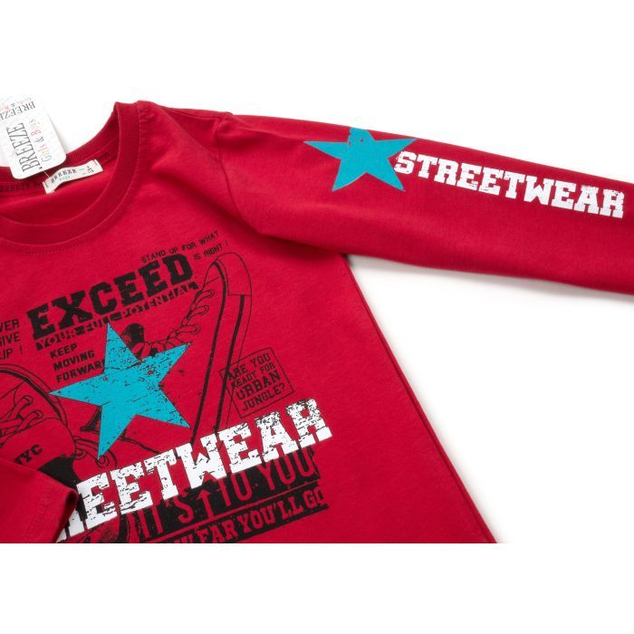 Кофта дитяча Breeze "STREETWEAR" (13822-140B-red) зображення 4