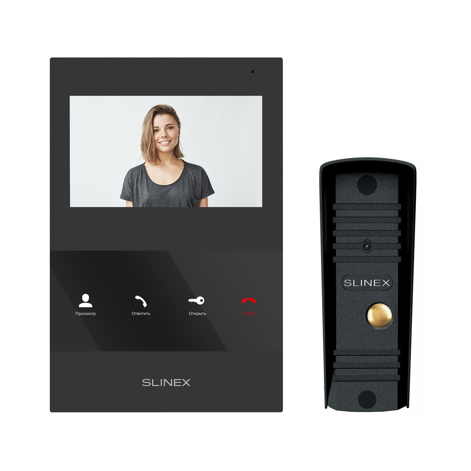 Комплект видеодомофона Slinex SQ-04_B+ML-16HR_B