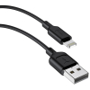 Дата кабель USB 2.0 AM to Lightning 1.0m Fast T-L829 Black T-Phox (T-L829 Black) зображення 3