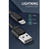 Дата кабель USB 2.0 AM to Lightning 1.0m Fast T-L829 Black T-Phox (T-L829 Black) зображення 5