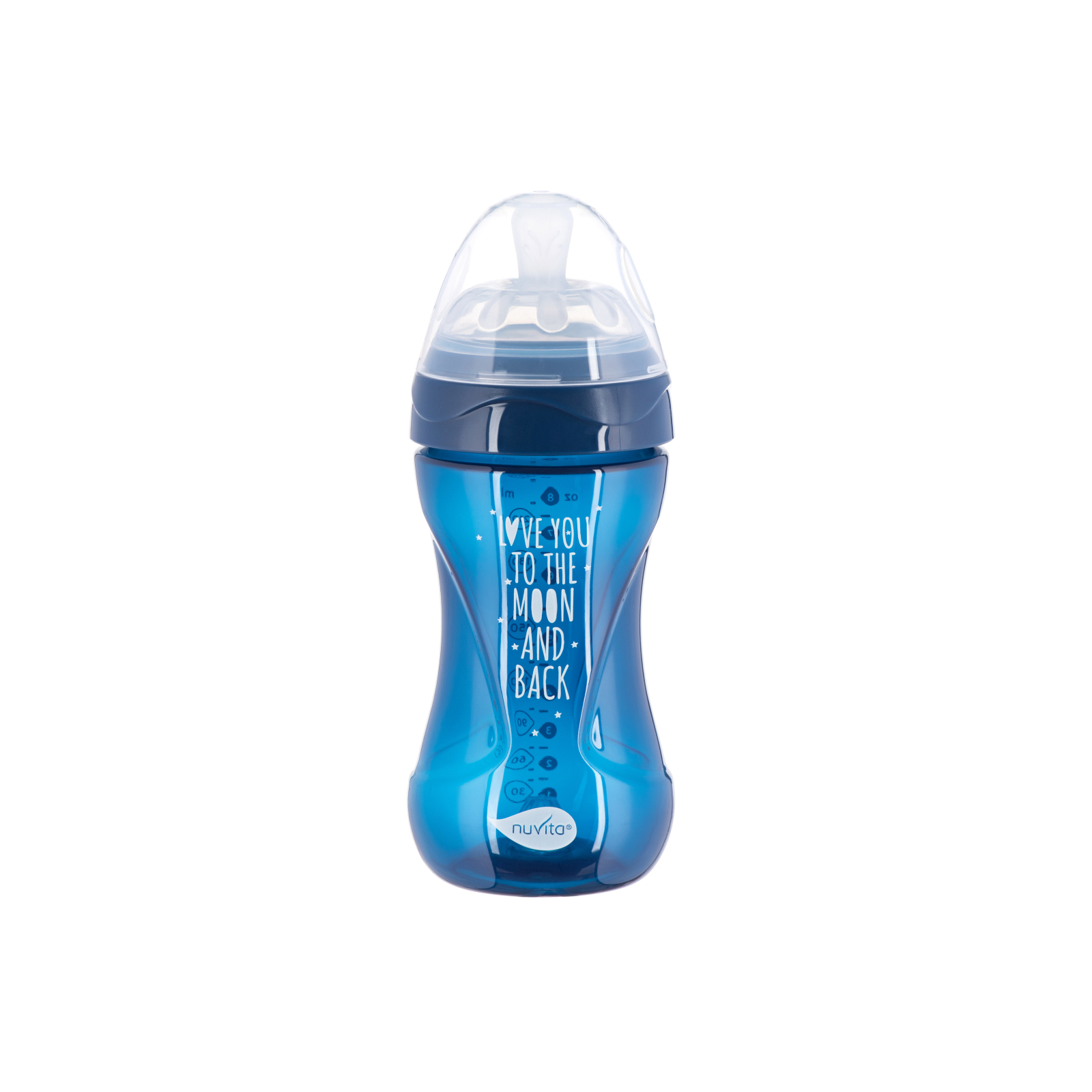 Бутылочка для кормления Nuvita Mimic Cool 250 мл темно-синяя (NV6032NIGHTBLUE)