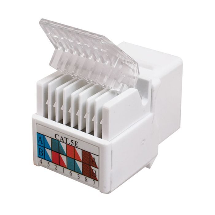 Модуль Keystone RJ45 UTP кат.5e узкий, 17.2мм Pipo (14178)