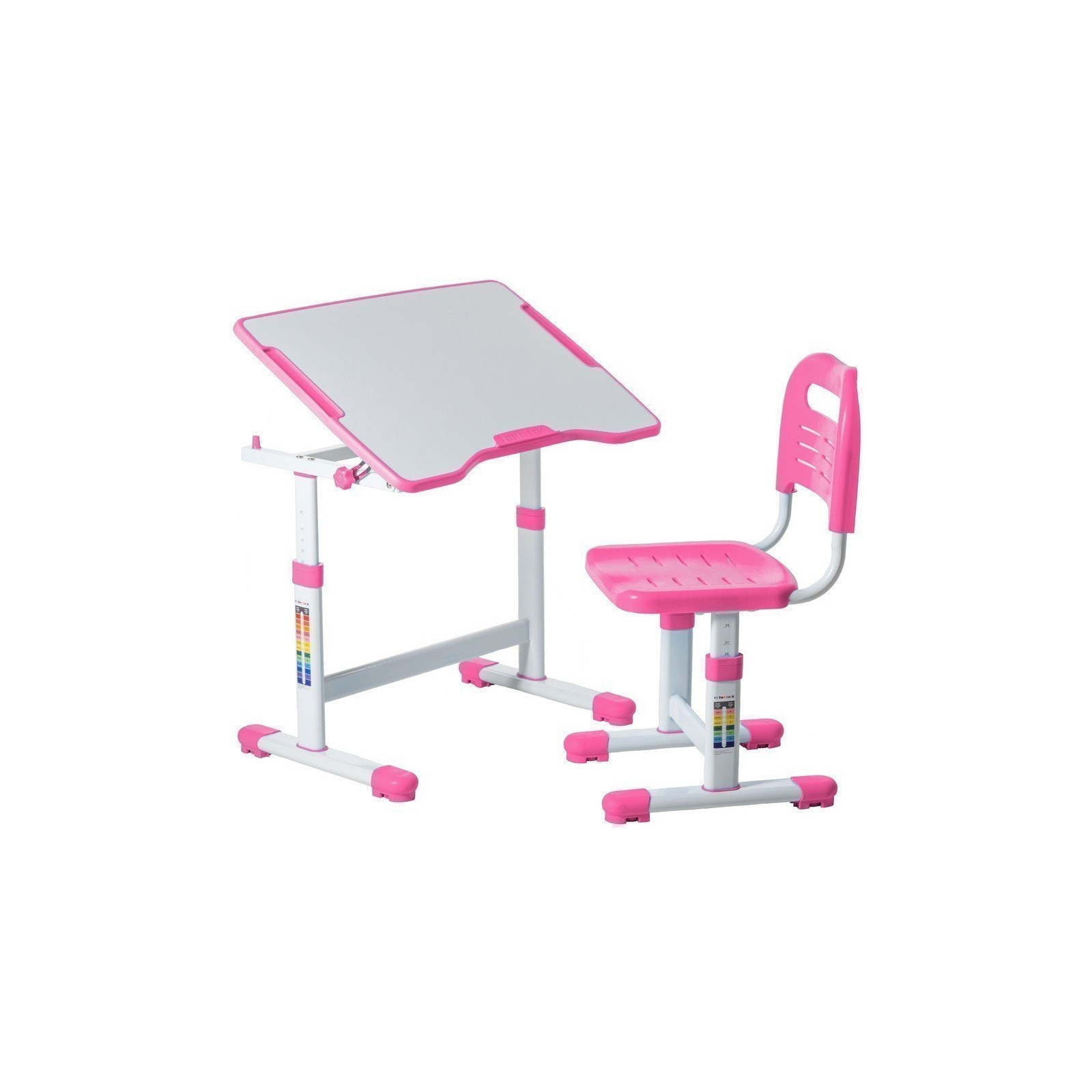 Парта со стулом FunDesk Sole II Pink (221907) изображение 4