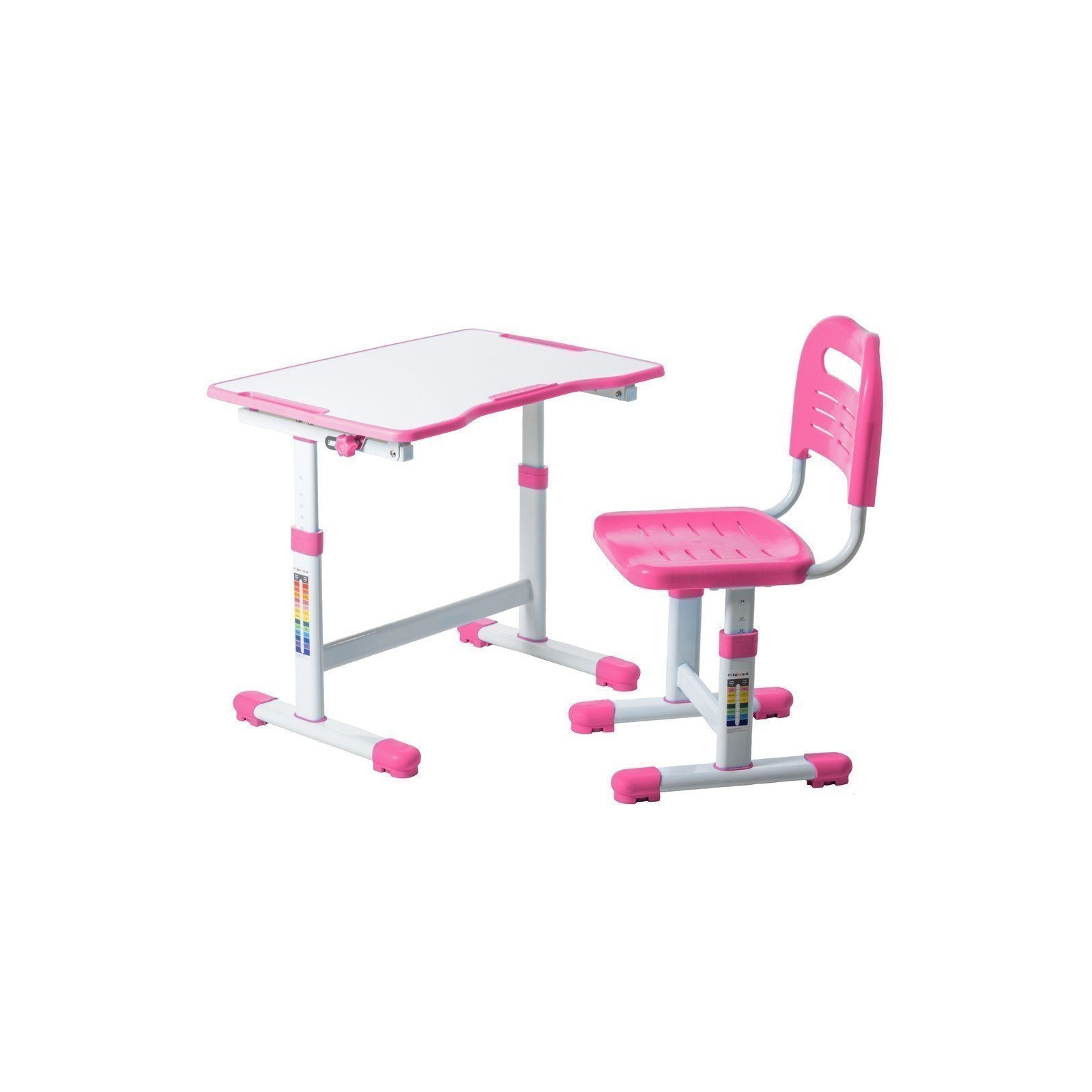 Парта со стулом FunDesk Sole II Pink (221907)