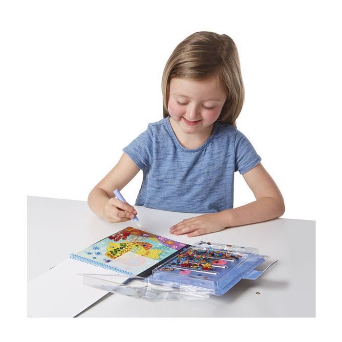 Набор для творчества Melissa&Doug Мерцающая мозаика Животные (MD9438) изображение 4
