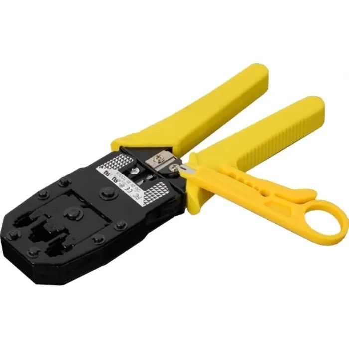 Инструмент Merlion RJ-45 (8P8C), RJ-12/11 (6P6C), 4P/6P/8P, Yellow (YT-BS-3268 / 10135) изображение 2